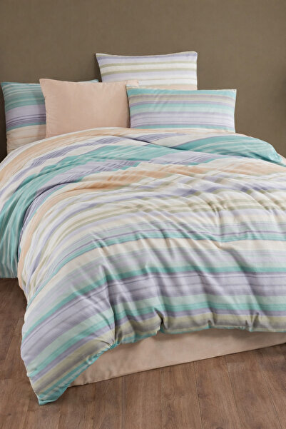 NazeninHome طقم غطاء لحاف فردي من رانفورس ييتا مصنوع من القطن بنسبة 100% |   ...