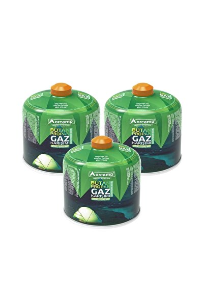 Orcamp Kamp Gaz Kartuşu Siboplu 450gr 3'lü Set