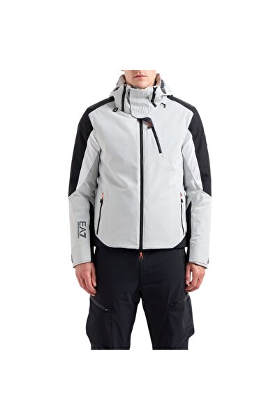Emporio Armani Jacheta schi barbati EA7 Cortina Colorblock Toray-Gri/Negru-XL