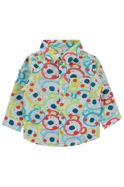 ZEYNEVA Мъжка риза „Коала“ на Timo, 6–18 месеца – зелена, 12–18 месеца