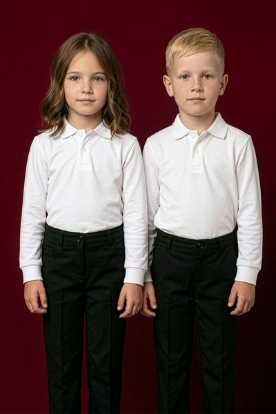 Fulla Moda 23 أبريل بودي للأطفال ذو ياقة بولو أساسية للجنسين