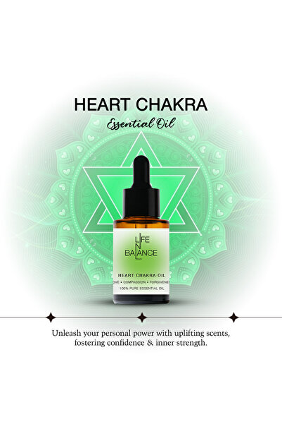 Lifenbalance زيت شاكرا القلب 30 مل - زيت علاجي اهتزازي 639 هرتز للحب والرحمة ...