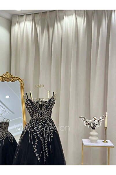 vanus fashion فستان سهرة طويل 4025