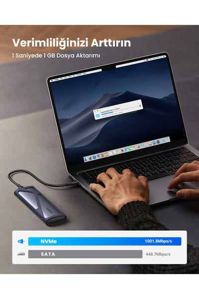 Ugreen M.2 Nvme Ngff Usb-c 3.2 Gen2 10gbps Disk Box