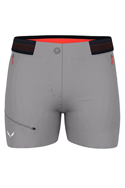 Salewa Pantaloni scurti trekking dama Pedroc Pro Durastretch Cargo-Gri-40/34