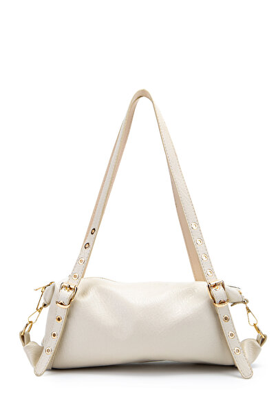 minebag Kemer Askı Detaylı Zaral Kadın Kol Çantası Krem