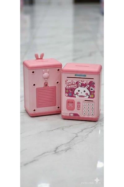 Other لعبة حصالة نقود إلكترونية للأطفال – خزنة صغيرة لتعليم الادخار