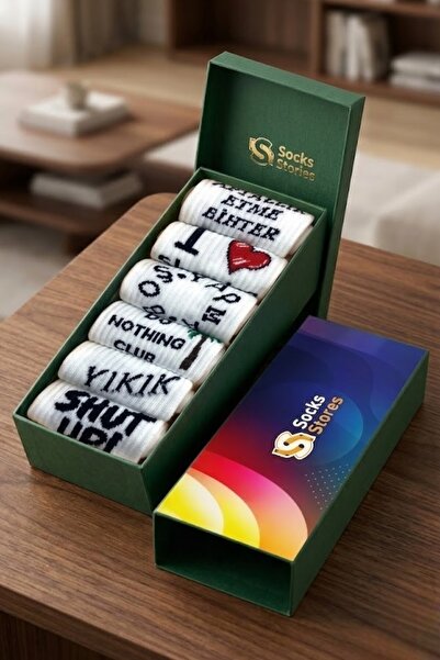 Esinti Sosete bărbați Femei Socket Sosete lungi Sosete cu modele colorate 6 p...