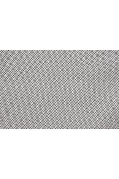 AKÇA TEKSTİL ستارة خلفية مطوية بلون كريمي موديل PETEK بمقاس 300*260 سم