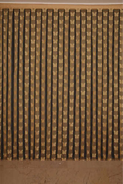 AKÇA TEKSTİL Model Gold Renk Ip Perde Hazır Düğmeleri Dikilmiş Ip Perde 300*2...