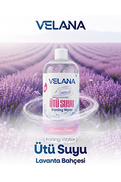 VELANA Ütü Suyu - Yumuşatıcılı, Lavanta Kokulu