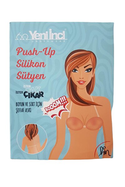 Yeni İnci YENİ İNCİ YAPIŞTIRMA PUSH UP SİLİKON SÜTYEN 8901