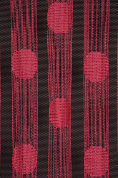 AKÇA TEKSTİL PUANLI MODEL FUŞYA RENK İP PERDE HAZIR DÜĞMELERİ DİKİLMİŞ İP PER...