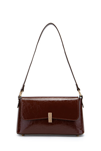 minebag Geantă de mână și de umăr pentru femei Clamshell Baguette Lara geantă...