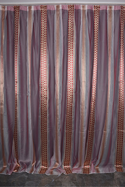 AKÇA TEKSTİL Organze 2050 Cream Color 5_3 Ready to Wear Pleated Drapery Curta...