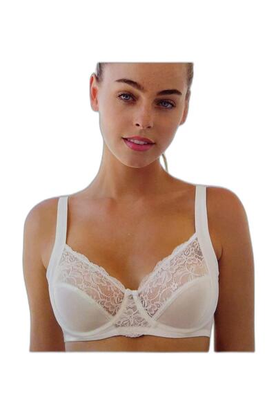 Yeni İnci 1635 SÜNGERSİZ TELLİ DANTELLİ TOPARLAYICI SÜTYEN