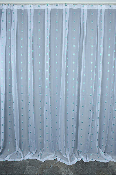 AKÇA TEKSTİL ΚΟΥΡΤΙΝΑ ΠΛΕΕΡΑΤΗ ΠΡΑΣΙΝΗ ΤΕΡΓΑΛ ΛΕΥΚΗ ΜΟΝΟΦΛΑΓΚΙΑ Πλισέ Κουρτίν...