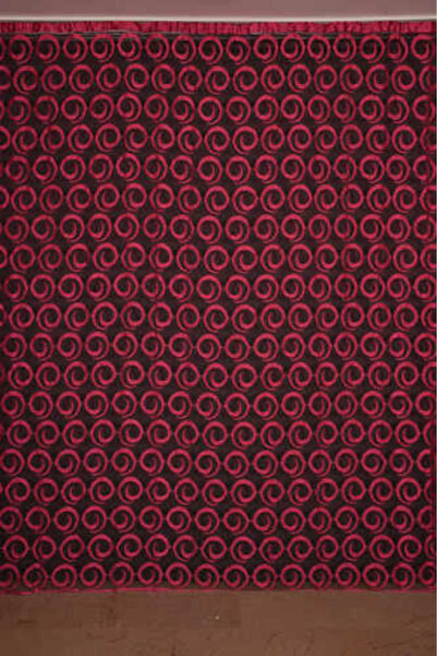 AKÇA TEKSTİL Κουρτίνα με κορδόνια Vakko Fuchsia - Διπλό Χρώμα, Έτοιμα Κουμπιά...