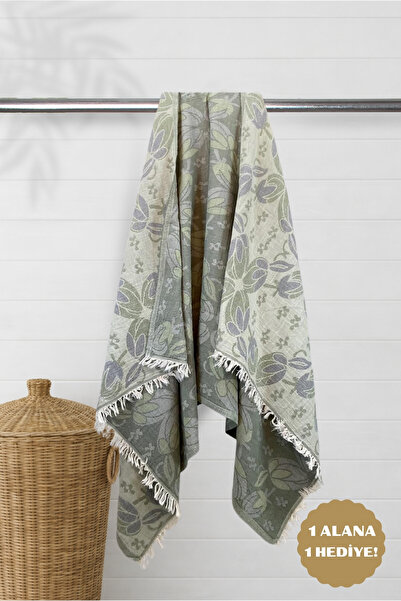 Ellia Soft Müslin Peştamal Havlu %100 Pamuk Plaj Havlusu Yumuşak Doku Banyo H...