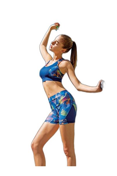 Yeni İnci Women's Navy Blue Yoga Fitness Pilates Running Sports Tights Bottom...