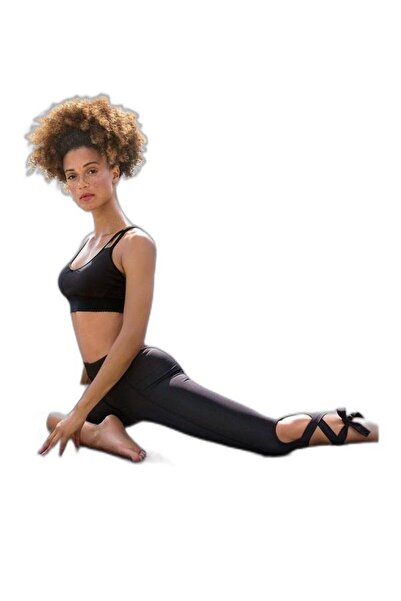 Yeni İnci T113 SİYAH (YOGA-FITNESS-PİLATES-KOŞU) SPORCU TAYTI TEK ALT