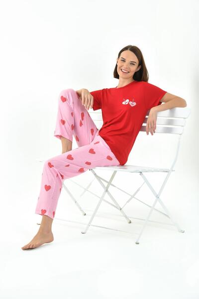 Yeni İnci Half Sleeve Women's Pajama Set Bpj1792