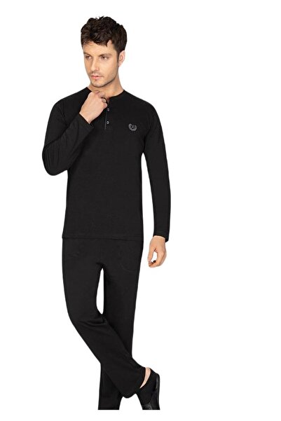 ANCELO 100% ΒΑΜΒΑΚΙ ΜΑΚΡΥΜΑΝΙΚΗ ΑΝΔΡΙΚΗ ΠΙΤΖΑΜΑ