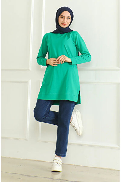 sefamerve Tunica verde Araboy - Slit, Model 9140-01