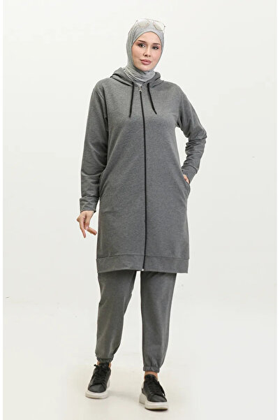 sefamerve Γκρι Σετ Φούτερ 2 τεμαχίων - 24002-06