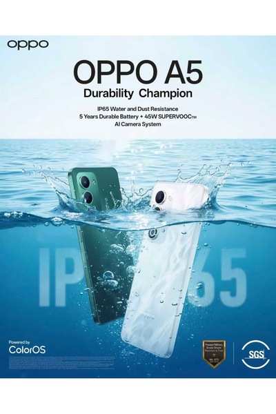 OPPO A5 NFC 12 Gb RAM (6+6 Dinamik Ram) 128 GB - Kablolu Kulaklık Hediye TÜRK...