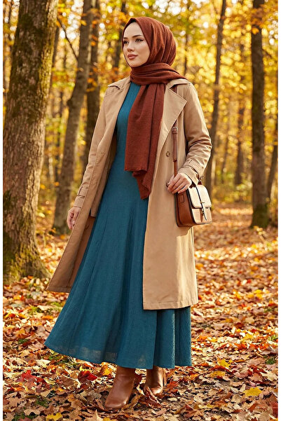 sefamerve Šaty s volány 7132-05 Petrol