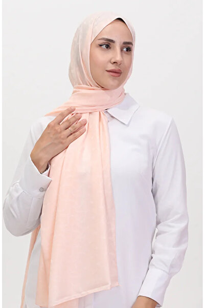 sefamerve Σάλι Madame Mary Ivy Jacquard 19088-12 Salmon