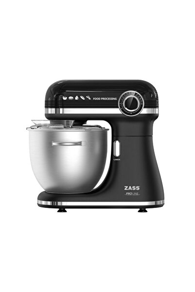 Zass Mixer planetar ZPSM 11, 7 L, 1500 W, 12 viteze, vas inox, funcție puls, ...