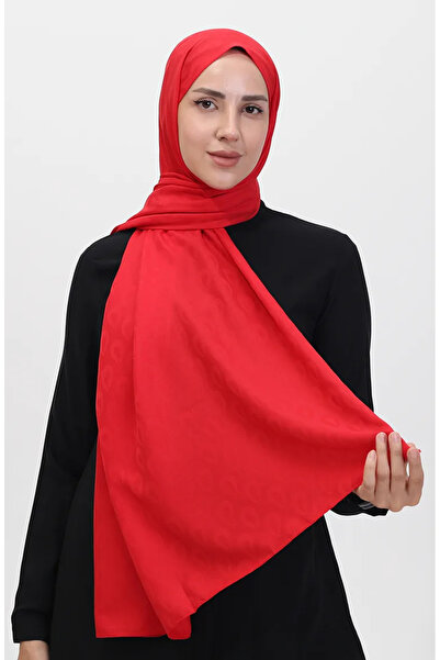 sefamerve Madame Mary Damla Žakard Šal 19085-08 Crvena