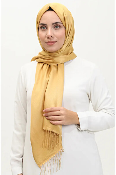 sefamerve Sjajna večernja haljina sa šalom - 2006-23 zlatni model