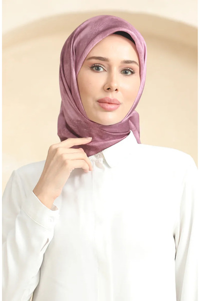 sefamerve 19095-25 Model tmavý pudrový křišťálový šátek