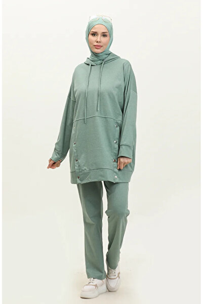 sefamerve Σετ Φόρμας Δύο Τεμαχίων 3079-06 Πράσινο Πράσινο