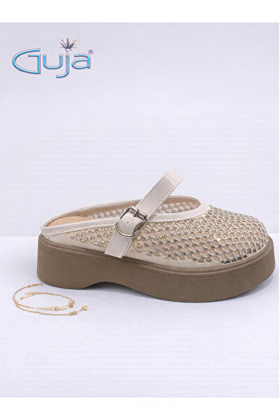 Guja 26Y358-6 Taşlı Taşlı file kadın Terlik
