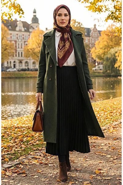 sefamerve Πλισέ Φούστα 0027-03 Μαύρη