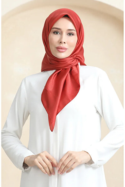 sefamerve Απλό κρυστάλλινο κασκόλ 70252-13 Πλακάκι