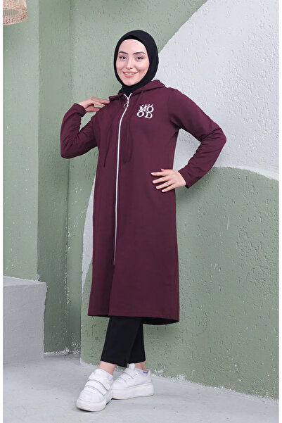 sefamerve Șapcă sport cu glugă 3081-05 Prune