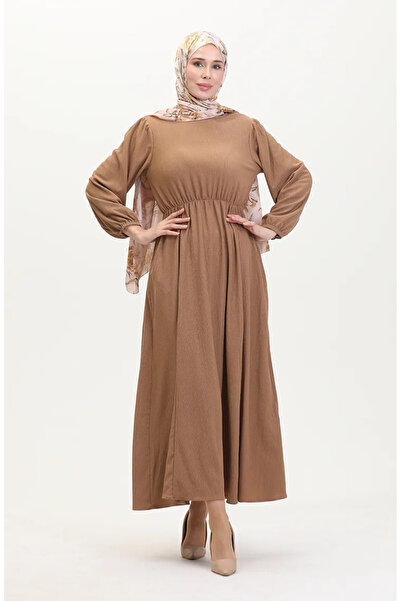 sefamerve Mink Pocket Dress - 1099-06 Model