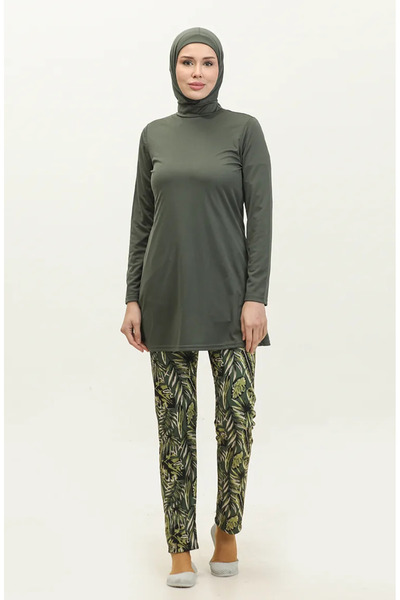 sefamerve Tesettür Mayo 2402-01 Haki