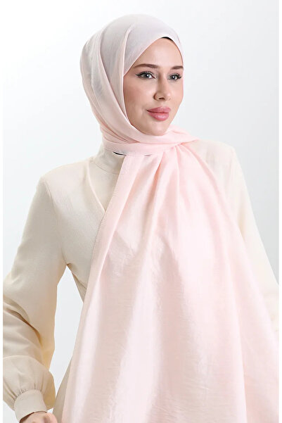 sefamerve Madame Mary French Voile Shawl 19099-11 Dusty Pink