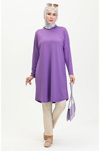 sefamerve Tunica confortabila mov fluida 8730-02 - Potrivire simpla