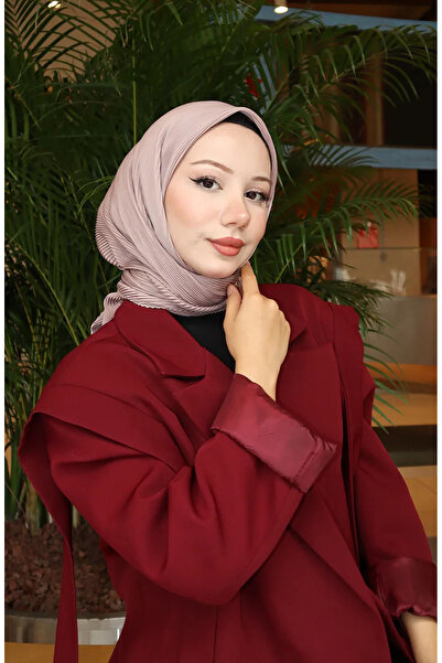 sefamerve Πλισέ Κασκόλ 70345-03 Βιζόν