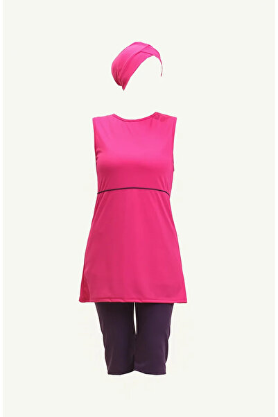 sefamerve Polouzavřené bazénové plavky Pink Plum - 0120-05