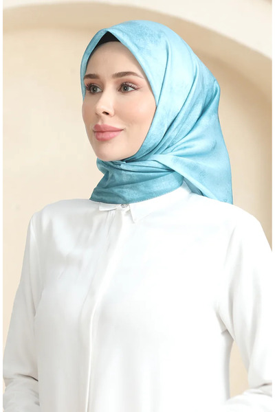 sefamerve 19095-21 Модель Kristal Eşarp - Petrol Rengi