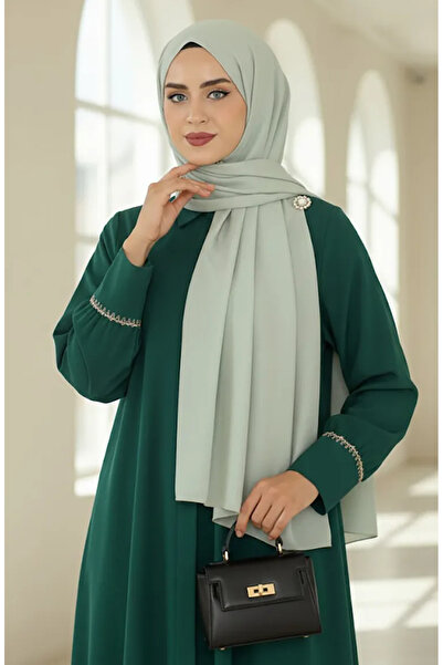 sefamerve Karaca Armül Şal 81076-01 Açık Çağla Yeşili