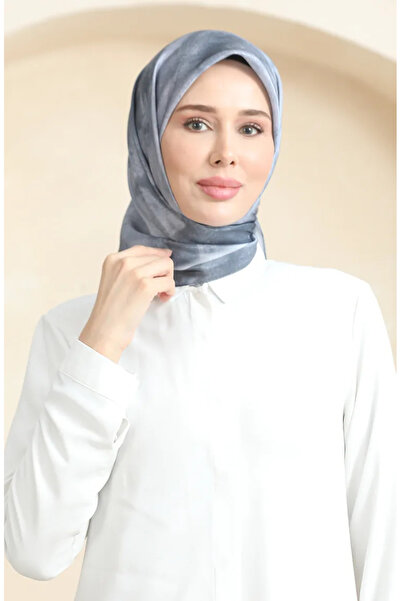 sefamerve Чорний кришталевий шарф - 19095-01 Модель